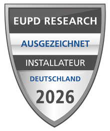 EUPD Research – Ausgezeichneter Installateur 2026 Badge